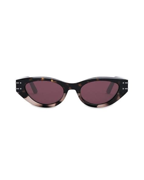 dior signature b51|DIOR 'DiorSignature B5I 51mm Cat Eye Sunglasses .